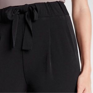 EXPRESS mid rise tie waist ankle pant size small